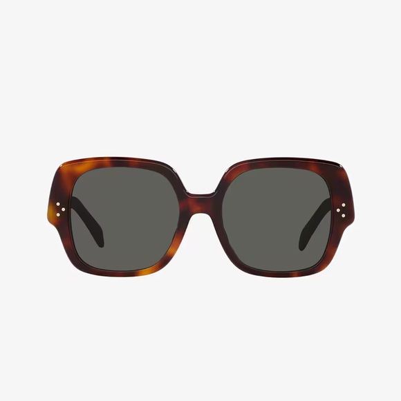 CELINE Havana/Smoke
Square Acetate Sunglasses CL40241F - Picture 4 of 4